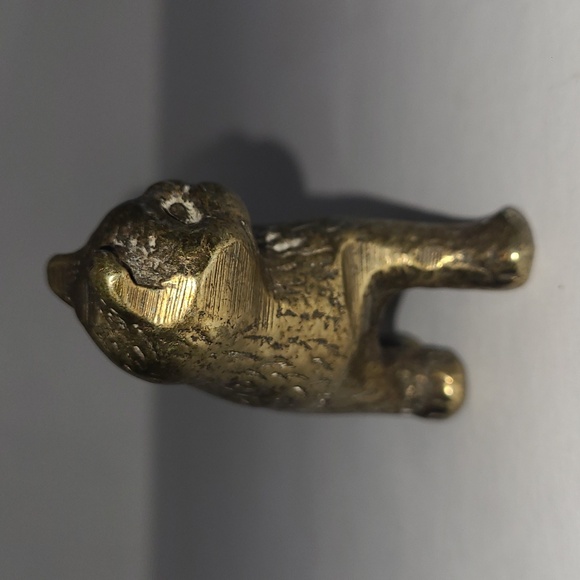 Vintage Brass Bobcat - Picture 6 of 8